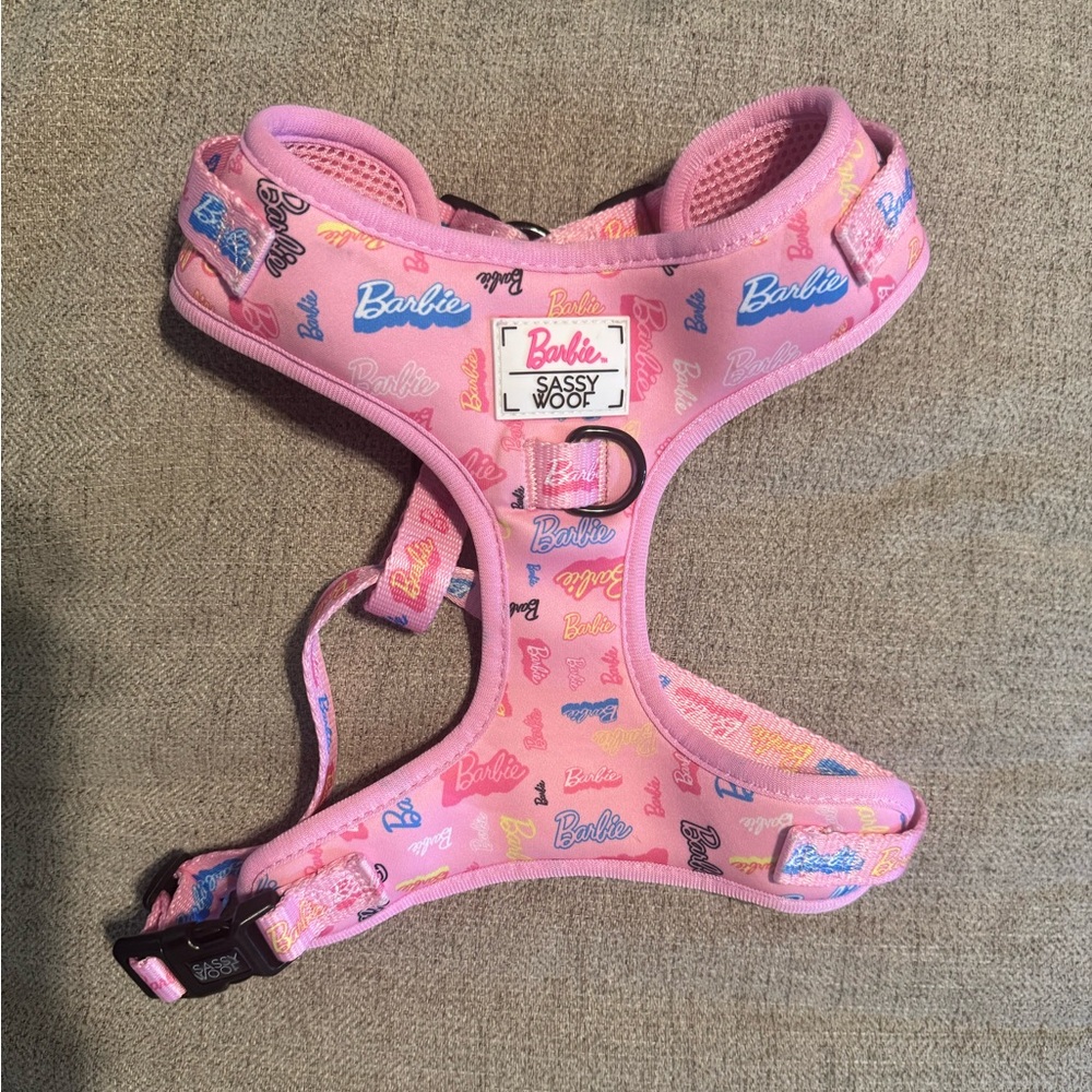Sassy Woof Pink Dog Harness